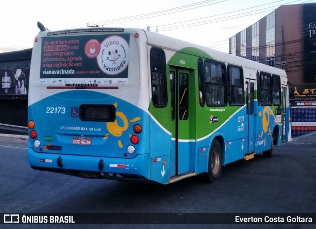 Nova Transporte 22173 na cidade de Cariacica, Espírito Santo, Brasil, por Everton Costa Goltara. Número da foto: #8996628.
