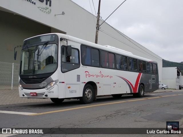 Paraibuna Transportes 16016 na cidade de Juiz de Fora, Minas Gerais, Brasil, por Luiz Carlos Rosa. ID da foto: 8998878.