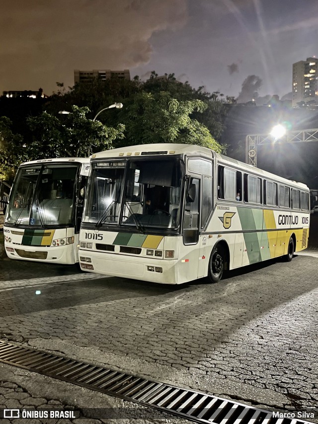 Empresa Gontijo de Transportes 10115 na cidade de Belo Horizonte, Minas Gerais, Brasil, por Marco Silva. ID da foto: 8997041.