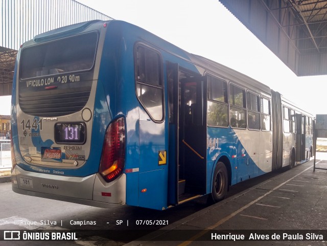 VB Transportes e Turismo 1441 na cidade de Campinas, São Paulo, Brasil, por Henrique Alves de Paula Silva. ID da foto: 9000780.