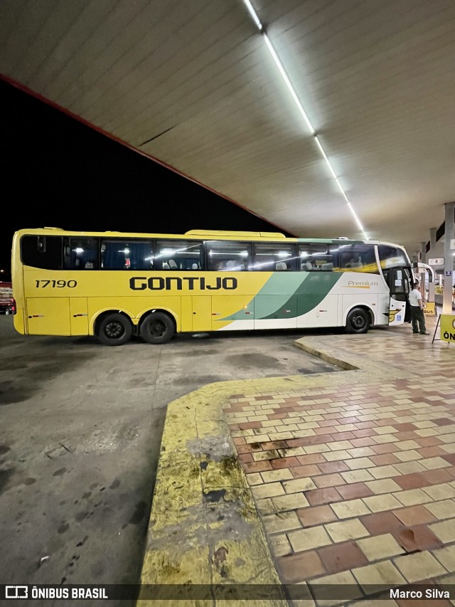 Empresa Gontijo de Transportes 17190 na cidade de João Monlevade, Minas Gerais, Brasil, por Marco Silva. Número da foto: #8999835.