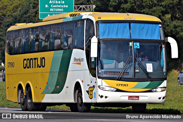 Empresa Gontijo de Transportes 17190 na cidade de Atibaia, São Paulo, Brasil, por Bruno Aparecido Machado. ID da foto: 9000872.