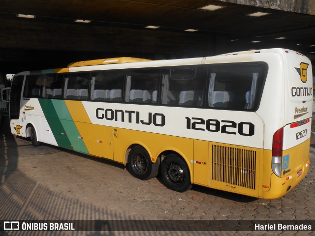 Empresa Gontijo de Transportes 12820 na cidade de Belo Horizonte, Minas Gerais, Brasil, por Hariel Bernades. Número da foto: #9000747.