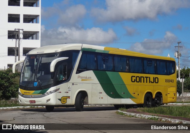 Empresa Gontijo de Transportes 18840 na cidade de Natal, Rio Grande do Norte, Brasil, por Elianderson Silva. ID da foto: 9001803.