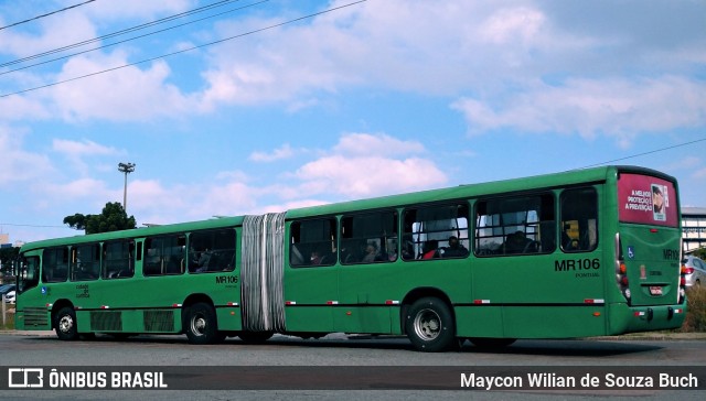 Auto Viação Mercês MR106 na cidade de Curitiba, Paraná, Brasil, por Maycon Wilian de Souza Buch. ID da foto: 8999654.