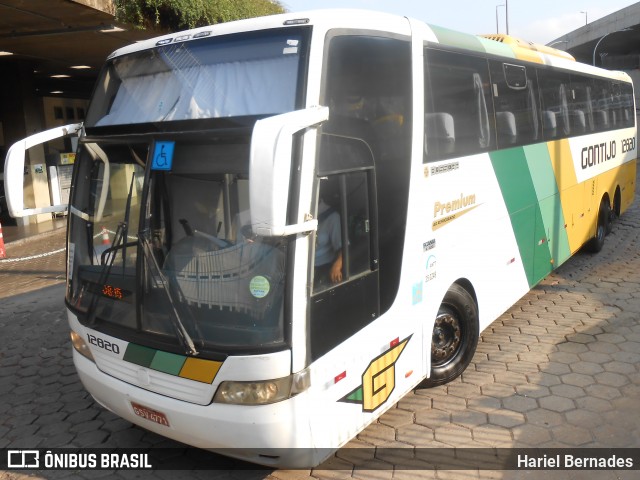 Empresa Gontijo de Transportes 12820 na cidade de Belo Horizonte, Minas Gerais, Brasil, por Hariel Bernades. ID da foto: 9000739.