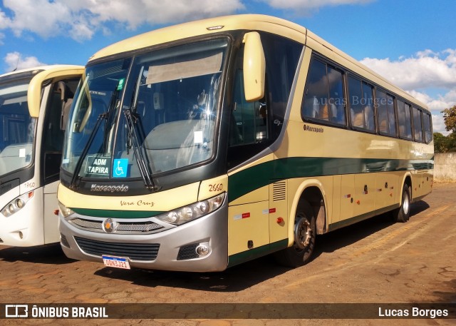 Vera Cruz Transporte e Turismo 2660 na cidade de Araxá, Minas Gerais, Brasil, por Lucas Borges . ID da foto: 8999898.