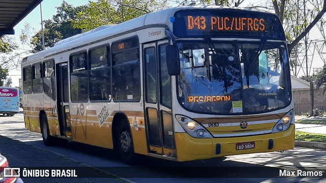 Companhia Carris Porto-Alegrense 0683 na cidade de Porto Alegre, Rio Grande do Sul, Brasil, por Max Ramos. Número da foto: #9002141.