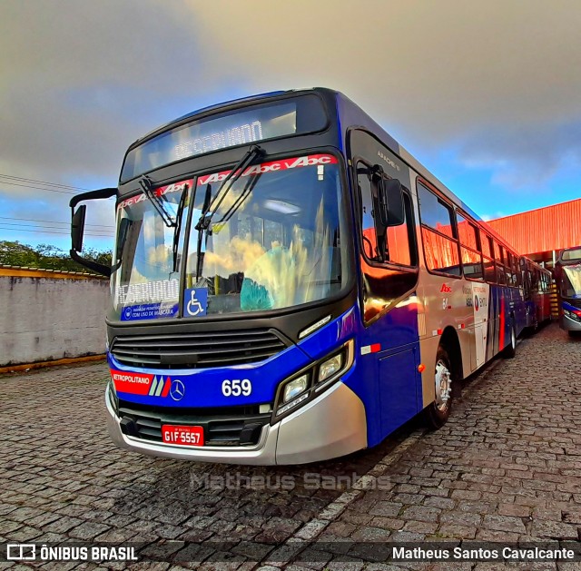 Auto Viação ABC 659 na cidade de São Bernardo do Campo, São Paulo, Brasil, por Matheus Santos Cavalcante. ID da foto: 9001798.