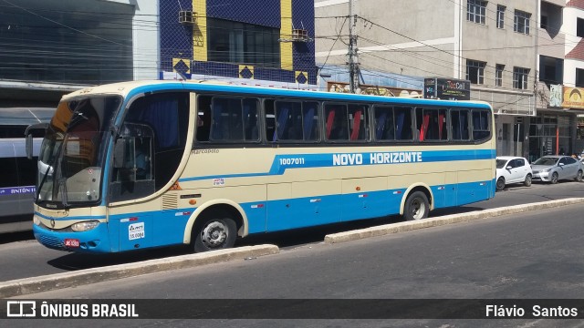 Viação Novo Horizonte 1007011 na cidade de Vitória da Conquista, Bahia, Brasil, por Flávio  Santos. ID da foto: 8999694.