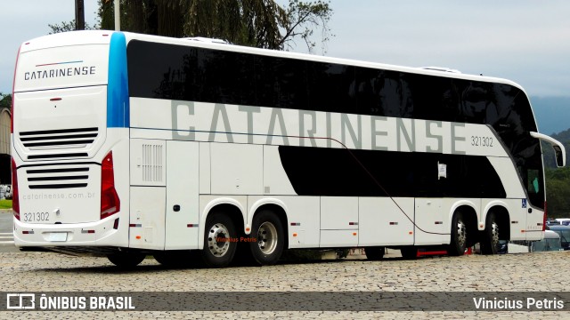 Auto Viação Catarinense 321302 na cidade de Joinville, Santa Catarina, Brasil, por Vinicius Petris. ID da foto: 9000990.