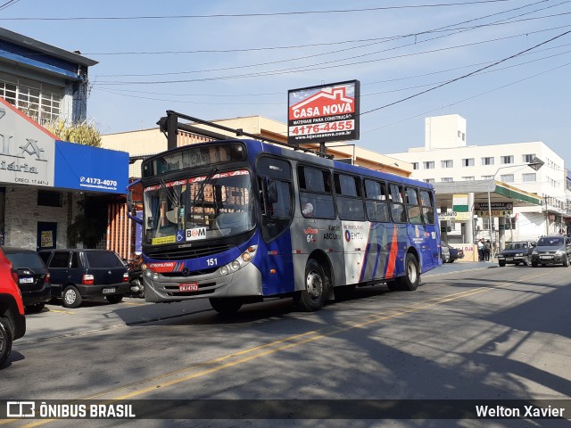 Auto Viação ABC 151 na cidade de São Bernardo do Campo, São Paulo, Brasil, por Welton Xavier. ID da foto: 9004129.