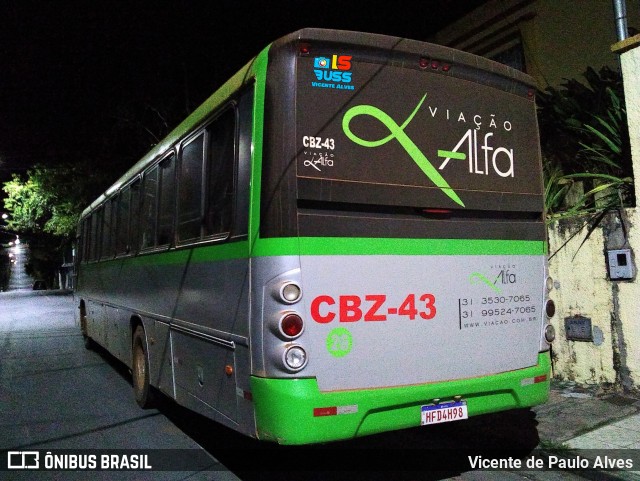 Viação Alfa 26 na cidade de Itaúna, Minas Gerais, Brasil, por Vicente de Paulo Alves. ID da foto: 9002960.