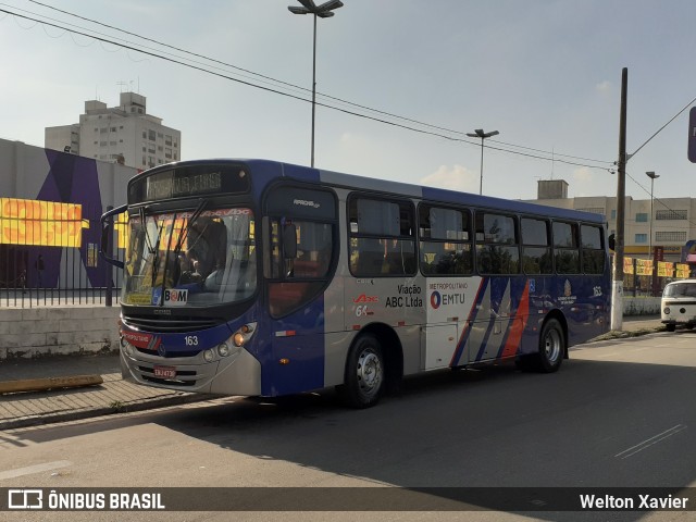 Auto Viação ABC 163 na cidade de Diadema, São Paulo, Brasil, por Welton Xavier. ID da foto: 9004226.