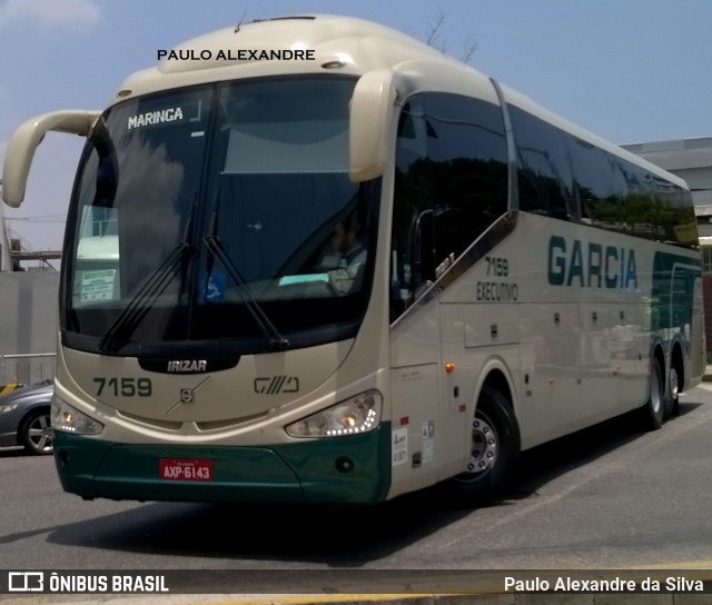 Viação Garcia 7159 na cidade de Rio de Janeiro, Rio de Janeiro, Brasil, por Paulo Alexandre da Silva. Número da foto: #9002207.