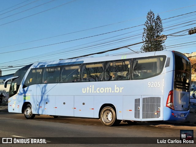 UTIL - União Transporte Interestadual de Luxo 9205 na cidade de Juiz de Fora, Minas Gerais, Brasil, por Luiz Carlos Rosa. Número da foto: #9004539.