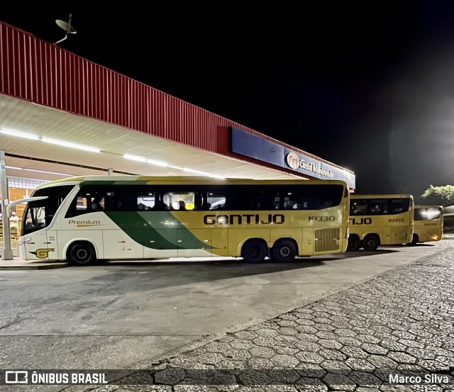 Empresa Gontijo de Transportes 19330 na cidade de João Monlevade, Minas Gerais, Brasil, por Marco Silva. ID da foto: 9002742.