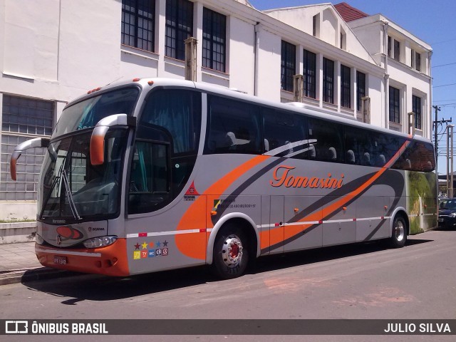 Tomasini Transportes 2009 na cidade de Porto Alegre, Rio Grande do Sul, Brasil, por JULIO SILVA. Número da foto: #9004765.