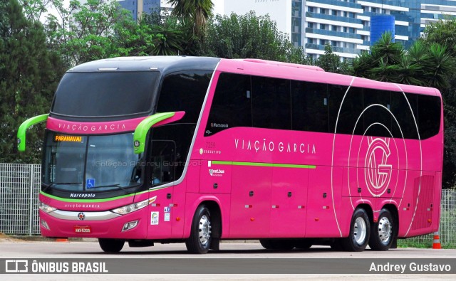 Viação Garcia 7259 na cidade de Curitiba, Paraná, Brasil, por Andrey Gustavo. ID da foto: 9004936.