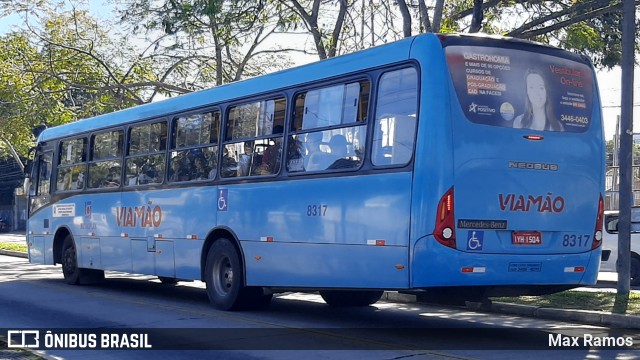 Empresa de Transporte Coletivo Viamão 8317 na cidade de Porto Alegre, Rio Grande do Sul, Brasil, por Max Ramos. ID da foto: 9007049.