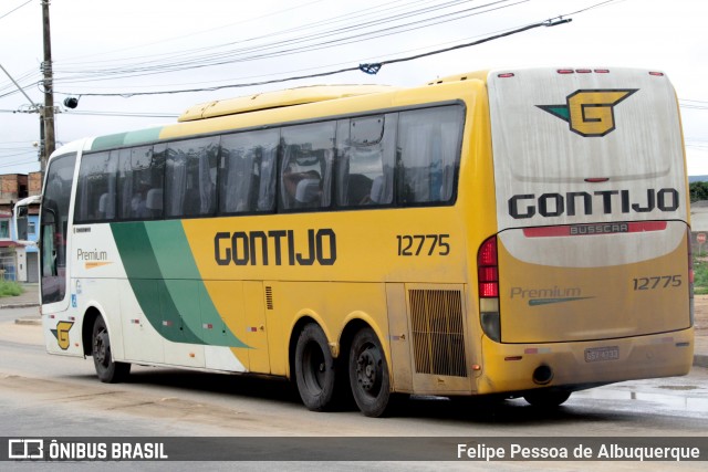 Empresa Gontijo de Transportes 12775 na cidade de Vitória da Conquista, Bahia, Brasil, por Felipe Pessoa de Albuquerque. ID da foto: 9005385.