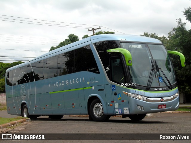 Viação Garcia 8185 na cidade de Paranavaí, Paraná, Brasil, por Robson Alves. Número da foto: #9006882.