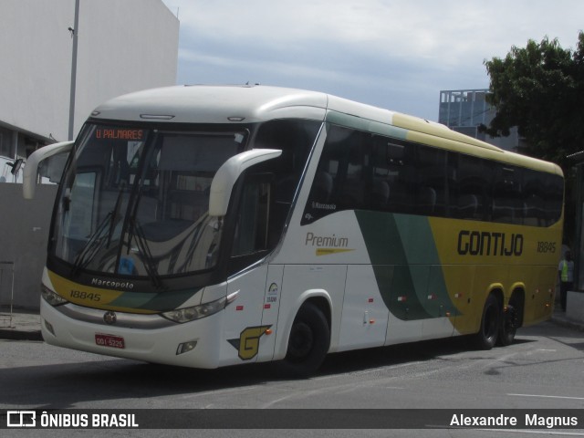 Empresa Gontijo de Transportes 18845 na cidade de Rio de Janeiro, Rio de Janeiro, Brasil, por Alexandre  Magnus. ID da foto: 9005562.