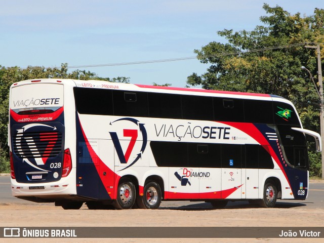 Viação Sete 028 na cidade de Timon, Maranhão, Brasil, por João Victor. Número da foto: #9006378.