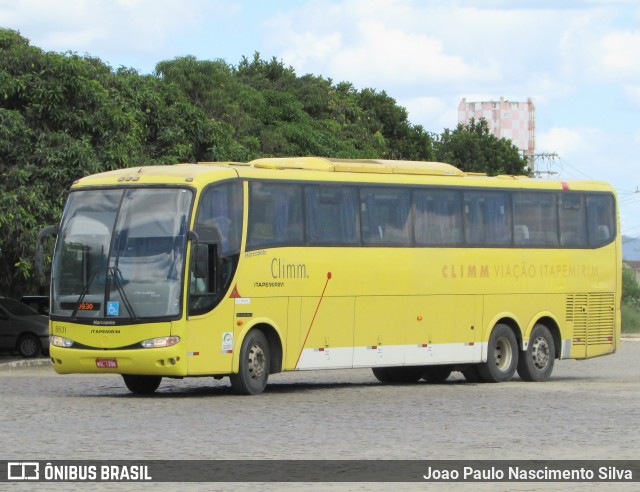 Viação Itapemirim 8831 na cidade de Vitória da Conquista, Bahia, Brasil, por Joao Paulo Nascimento Silva. ID da foto: 9005130.