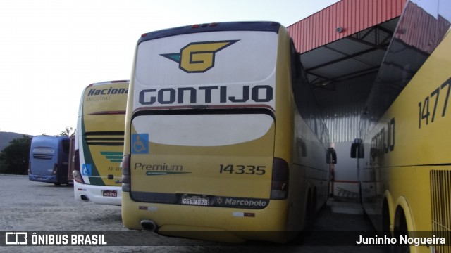 Empresa Gontijo de Transportes 14335 na cidade de Itaobim, Minas Gerais, Brasil, por Juninho Nogueira. Número da foto: #9007202.