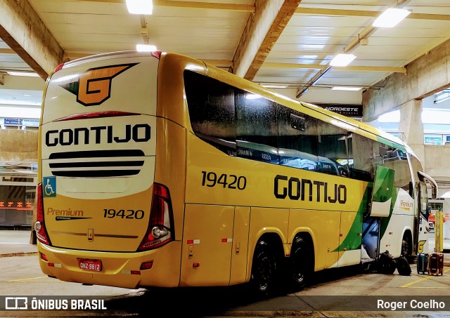 Empresa Gontijo de Transportes 19420 na cidade de Curitiba, Paraná, Brasil, por Roger Coelho. ID da foto: 9006192.