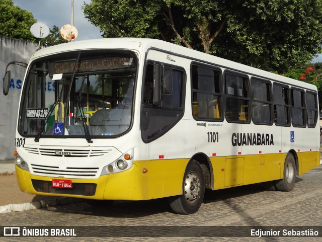 Transportes Guanabara 1101 na cidade de Natal, Rio Grande do Norte, Brasil, por Edjunior Sebastião. ID da foto: 9007091.