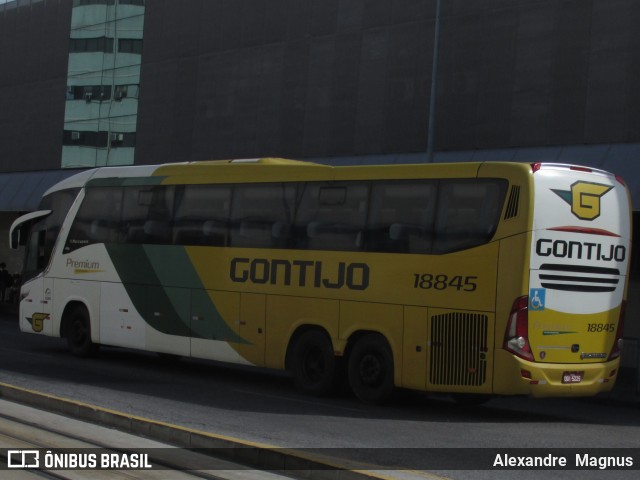 Empresa Gontijo de Transportes 18845 na cidade de Rio de Janeiro, Rio de Janeiro, Brasil, por Alexandre  Magnus. ID da foto: 9005575.