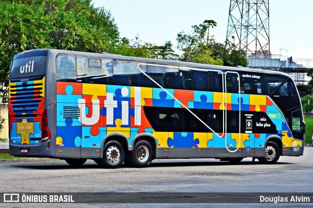 UTIL - União Transporte Interestadual de Luxo 11871 na cidade de Mogi das Cruzes, São Paulo, Brasil, por Douglas Alvim. Número da foto: #9005492.