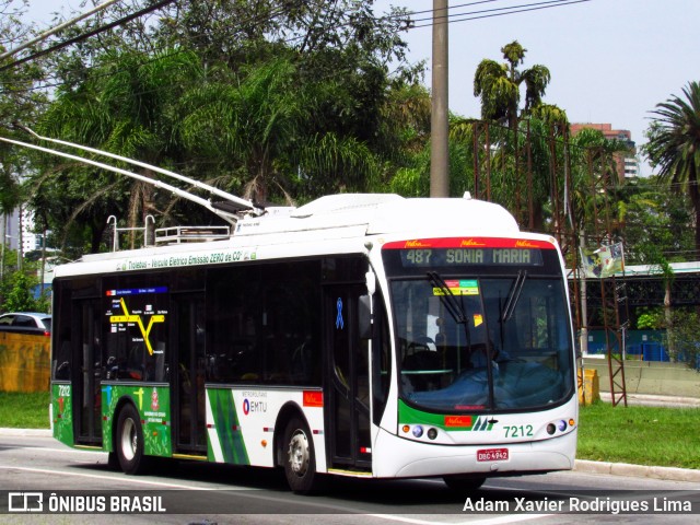 Metra - Sistema Metropolitano de Transporte 7212 na cidade de Santo André, São Paulo, Brasil, por Adam Xavier Rodrigues Lima. ID da foto: 9005422.