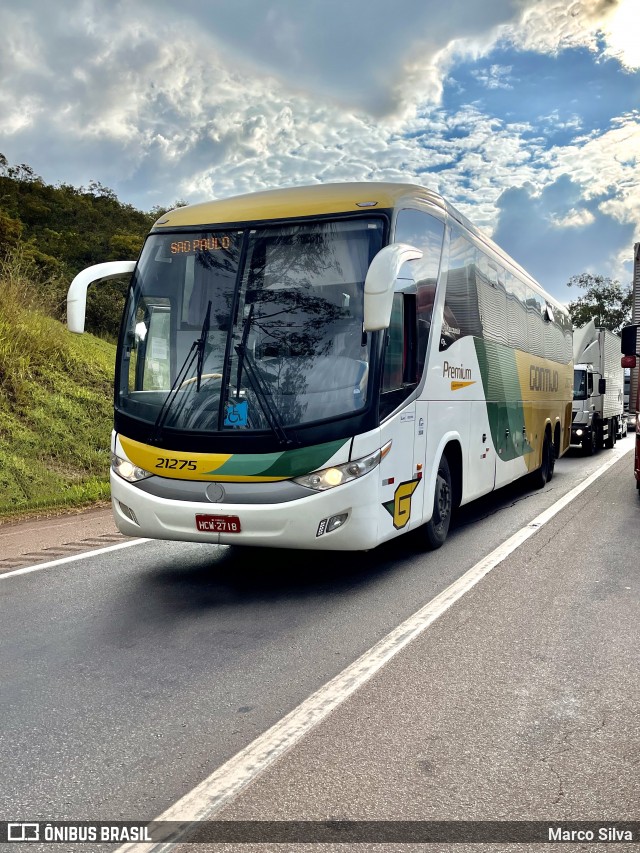 Empresa Gontijo de Transportes 21275 na cidade de Igarapé, Minas Gerais, Brasil, por Marco Silva. Número da foto: #8957098.