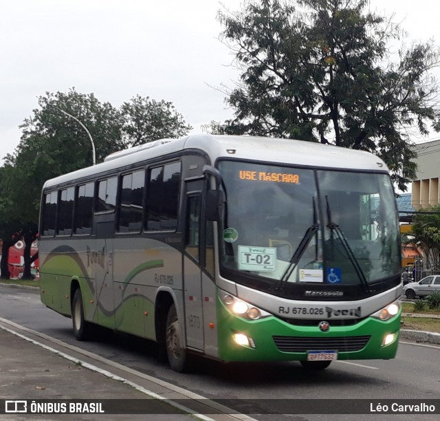 Turin Transportes RJ 678.026 na cidade de Mesquita, Rio de Janeiro, Brasil, por Léo Carvalho. Número da foto: #8956931.