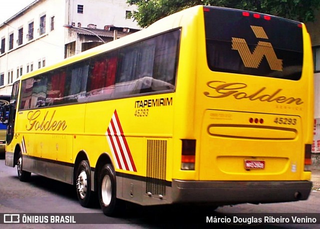 Viação Itapemirim 45293 na cidade de Rio de Janeiro, Rio de Janeiro, Brasil, por Márcio Douglas Ribeiro Venino. Número da foto: #8957712.