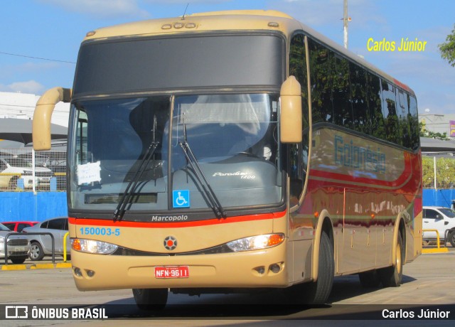 Auto Viação Goianésia 150003-5 na cidade de Goiânia, Goiás, Brasil, por Carlos Júnior. Número da foto: #8958776.