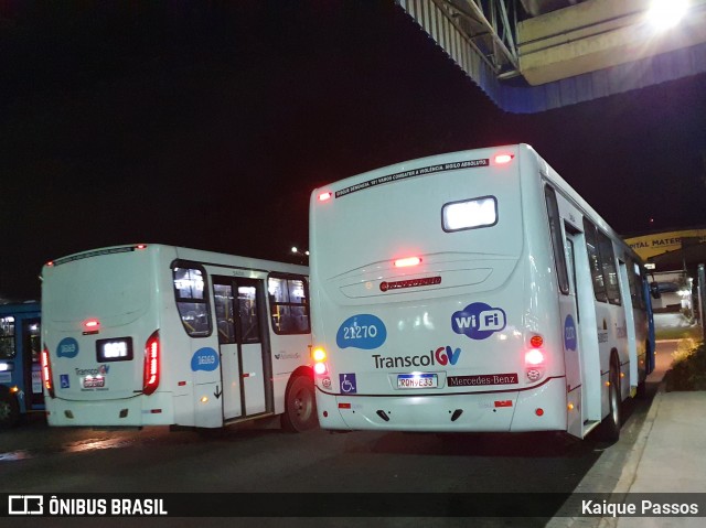 Santa Zita Transportes Coletivos 21270 na cidade de Serra, Espírito Santo, Brasil, por Kaique Passos. ID da foto: 8956938.