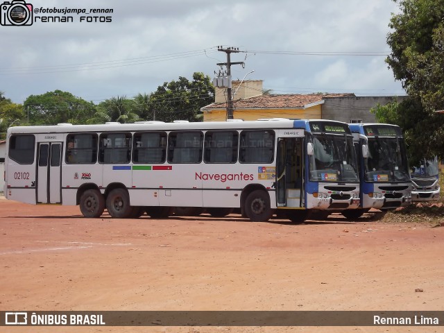 Consórcio Navegantes - 02 > Viação São Jorge > Transurb Transporte Urbano 02102 na cidade de João Pessoa, Paraíba, Brasil, por Rennan Lima. Número da foto: #8956791.