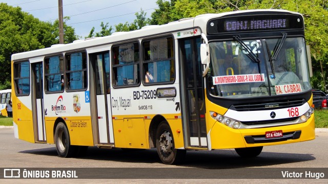 Belém Rio Transportes BD-75209 na cidade de Belém, Pará, Brasil, por Victor Hugo. Número da foto: #8957079.