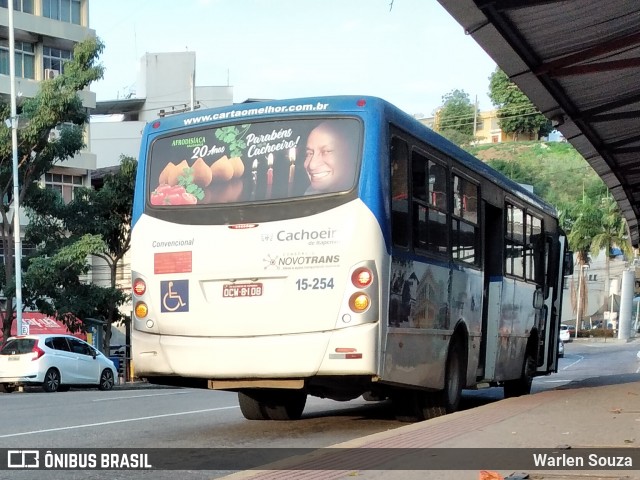Viação Flecha Branca 15-254 na cidade de Cachoeiro de Itapemirim, Espírito Santo, Brasil, por Warlen Souza. Número da foto: #9010001.