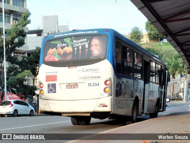 Viação Flecha Branca 15-254 na cidade de Cachoeiro de Itapemirim, Espírito Santo, Brasil, por Warlen Souza. ID da foto: 9010001.