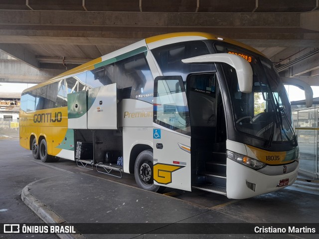 Empresa Gontijo de Transportes 18035 na cidade de Campinas, São Paulo, Brasil, por Cristiano Martins. ID da foto: 9010292.