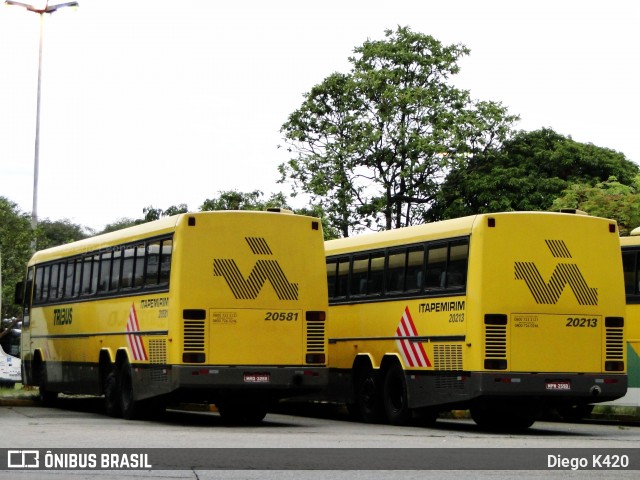 Viação Itapemirim 20581 na cidade de São Paulo, São Paulo, Brasil, por Diego K420 . ID da foto: 9008749.