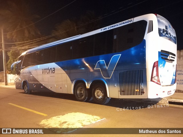 Vitória Transportes 201364 na cidade de Aracaju, Sergipe, Brasil, por Matheus dos Santos. ID da foto: 9007715.