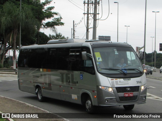 Tel Turismo 206 na cidade de São Paulo, São Paulo, Brasil, por Francisco Mauricio Freire. Número da foto: #9008229.