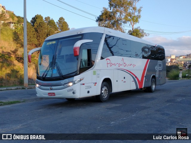 Paraibuna Transportes 22004 na cidade de Juiz de Fora, Minas Gerais, Brasil, por Luiz Carlos Rosa. ID da foto: 9010657.