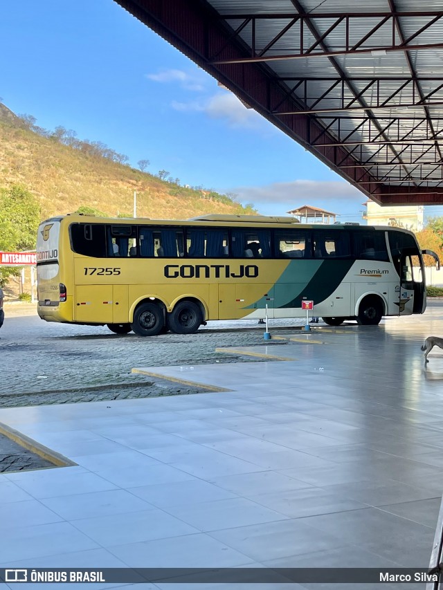 Empresa Gontijo de Transportes 17255 na cidade de Itaobim, Minas Gerais, Brasil, por Marco Silva. ID da foto: 9010472.